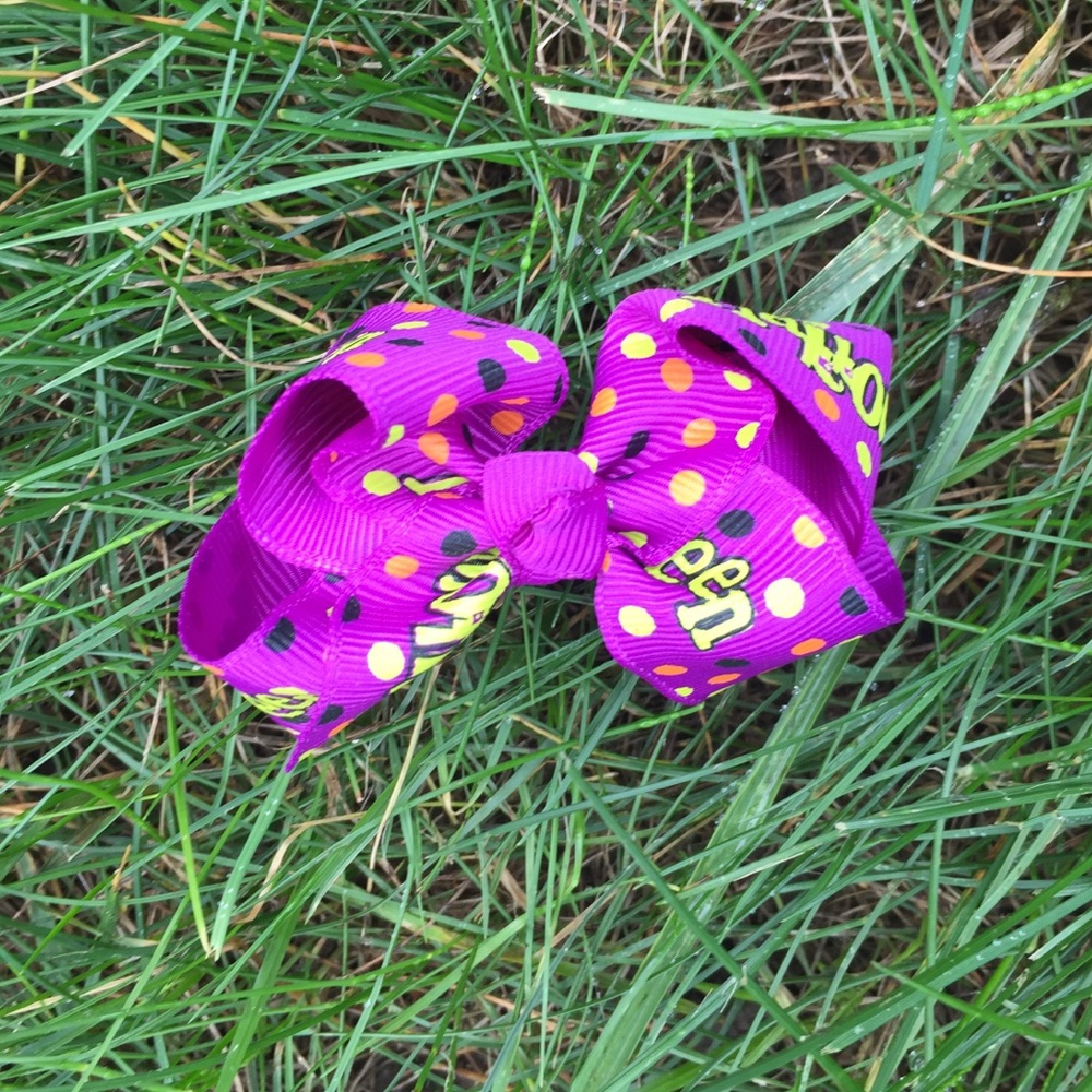 Girls Halloween Bow